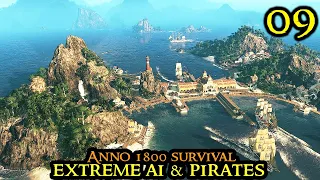 FORTIFICATIONS - Anno 1800 SURVIVAL || Super HARDMODE & CHALLENGE Modded | Strategy 09