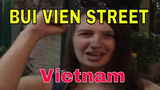 Walking Bui Vien street & market streets of Saigon Vietnam on TET holiday | Street food and markets!