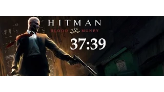 Hitman Blood Money - PRO/SA/NG+ speedrun in 37:39 (live commentated run)