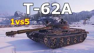 World of Tanks Т-62А - No Gold  (1vs5)