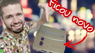 Retrobrigth em 2020 ! restauração do super Nintendo amarelado tutorial  sem segredos e enrolação