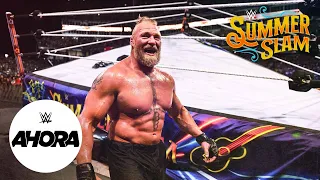 Brock Lesnar DESTRUYÓ el ring de SummerSlam: WWE Ahora, Jul 30, 2022