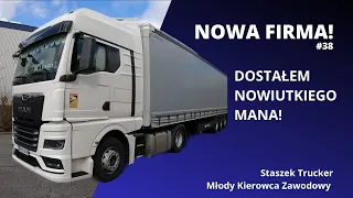 Pojedyncza Obsada | NOWA FIRMA ! | Nowy MAN TGX 2022r ! | Trasa tygodniowa | StaszekTrucker #38