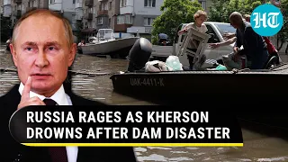 Russia riled up as Kherson gets submerged amid contamination risk | Watch 'Horrific Price Of War...'