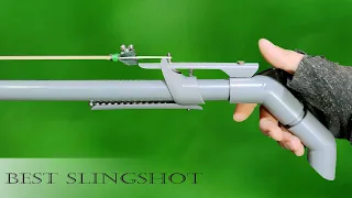 DIY slingshot || Make your own ultimate survival slingshot | Wood Art TG