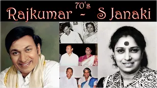 Rajkumar - S Janaki || Kannada Melodies || Super Hit Duets from 70s