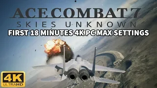 Ace Combat 7 PC Max Settings 4K Gameplay [1080Ti]