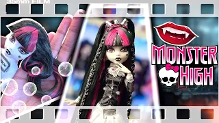 SHE’S GRAY! | Monster High Reel Drama 🎞️Draculaura🖤 Unboxing+Hair Wash+Restyle! @MonsterHigh