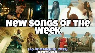 New Songs/Music Videos Of The Week [as of March 26, 2022]