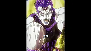 DIO (High) #vs Pillarmen's #shorts #jjba #jojo #jojosbizzareadventure #edit #anime #animeedit #1vs1