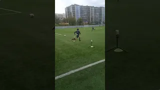 Детский футбол. Лазерное тестирование от ФФУ. Бег 30 метров.