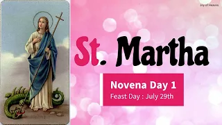 DAY 1 :  ST MARTHA Novena