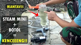 Membuat Alat Cuci Motor Steam Mini 12V DC Jadi Kenceng, Mantav !!