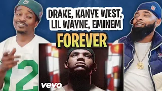TRE-TV REACTS TO -  Drake, Kanye West, Lil Wayne, Eminem - Forever (Explicit Version) ( Video)