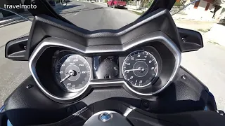 YAMAHA XMAX 300 review while riding it