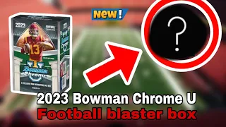 The Hunt For Caleb Williams Begins! 2023 Bowman Chrome U Football Blaster Box Opening!