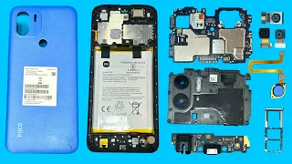 poco c51 disassembly / poco c51 teardown / poco c51 back cover open