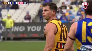 Hawthorn vs West Coast Eagles All goals and highlights FIRST HALF | Round 15 2019