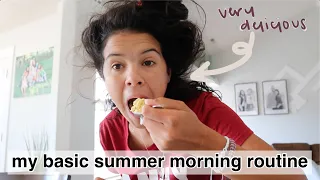 my SUMMER MORNING ROUTINE back at home!!