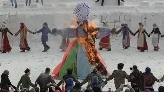 Russians in Siberia Celebrate Annual Maslenitsa Festival