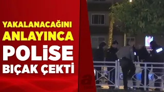 Adana'da sulama kanalında bıçakla polise direnen kişi gözaltına alındı | A Haber