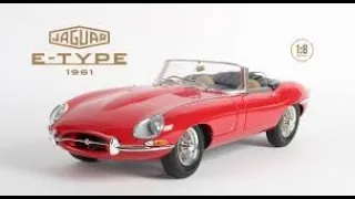 Scale model build at speed the Jaguar E-Type  stage 1-23 by Agora Boderls