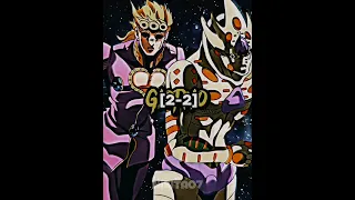 Giorno Giovanna (GER) Vs Toru (Wonder of U) #anime #edit #jojo #shorts