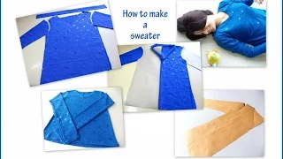 How to make a sweater with a DIY pattern