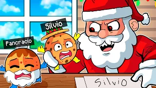 ¡NO me COMAS PORFAVOR! 😭 GALLETAS vs SANTA en Minecraft 🍪🎅🏻 SILVIOGAMER MINECRAFT PERO