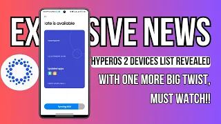 Exclusive ✨ HyperOS 2 devices list on Android 15 with another twist 🔥