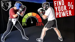 Find Your Power Percentages for Light/Hard Sparring