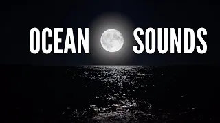 Nighttime Ocean Sounds for Calm DEEP Sleep & Relaxation | 3 HOURS