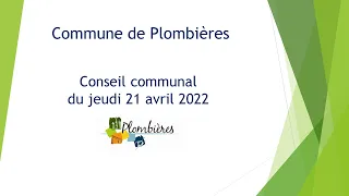 Conseil communal du 21 avril 2022