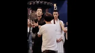 Is he Jealous again? (🦁) 🤣😍🦁🐰#wangyibo#xiaozhan #bjyxszd#theuntamed#lanzhan#weiying#bjyx#bozhan#zhan