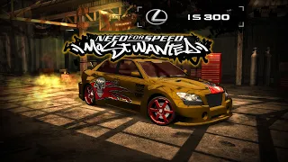 NFS Most Wanted Redux V3 | LEXUS IS300 BY TAZ JUNKMAN TUNING | 4K FULL HD