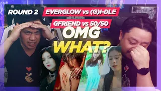 EVERGLOW - DUN DUN vs (G)I-DLE) - LION & GFRIEND - Me gustas tu vs FIFTY FIFTY - Lovin' Me Reaction.