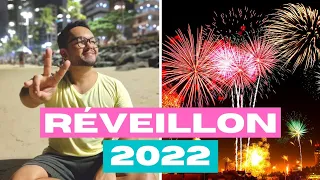 Queima de Fogos em Boa Viagem - Réveillon no Recife | Vlog do Re