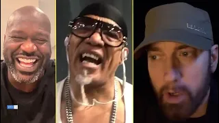 Shaq Clowns Melle Mel After Saying Eminem Is Only A Top 5 Rapper Because He's White