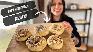 How To Make Homemade Bagels | Easy Bagel Recipe