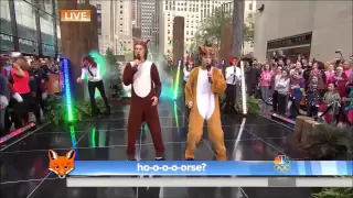 Ylvis The Fox live from Plaza New York Today - HD