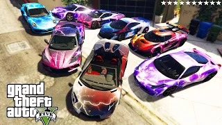 GTA 5 - Stealing MODIFIED THUNDER Luxury Cars with Franklin!| (GTA V Real Life Cars #62)