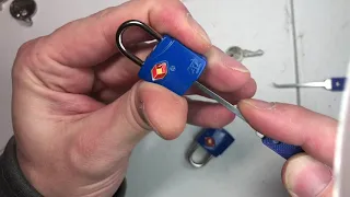 Travel sentry tsa approved locks picked