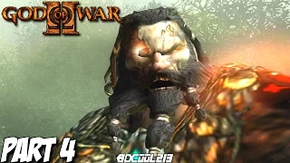 GOD OF WAR 2 GAMEPLAY WALKTHROUGH PART 4 BARBARIAN KING BOSS FIGHT - PS3 LET'S PLAY