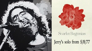 Scarlet Begonias Guitar Lesson: Jerry's Solo from 5/8/77 (with tab)