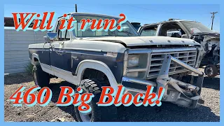 JUNKYARD 460 FORD BIG BLOCK / WILL IT RUN? / JUNKYARD RESCUE