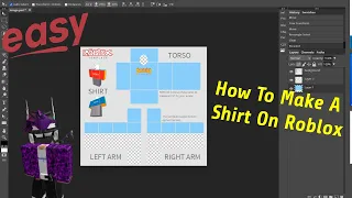 How To Make A Easy Simple Shirt On Roblox *2023