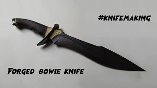 Forging Bowie Knife | #knifemaking