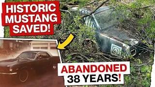 Rescuing a CUSTOM 1964 Ford Mustang that's been ABANDONED for 48 Years!!