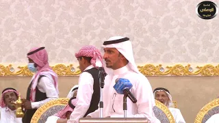 محاوره  الشاعر محمد العازمي والشاعر عبدالله بن عتقان