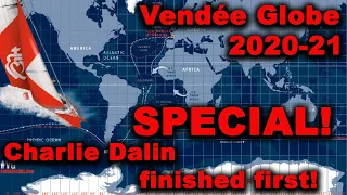 SPECIAL! The first in the Vendée Globe 2020-2021 to finish the Charlie DALIN yacht APIVIA